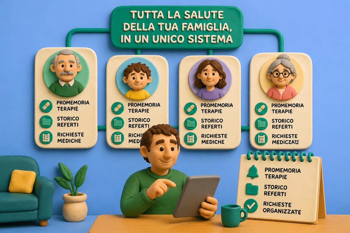 Gestione familiare salute digitale