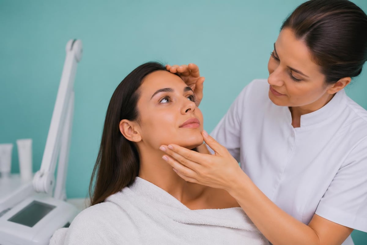 Skin therapist consultation process
