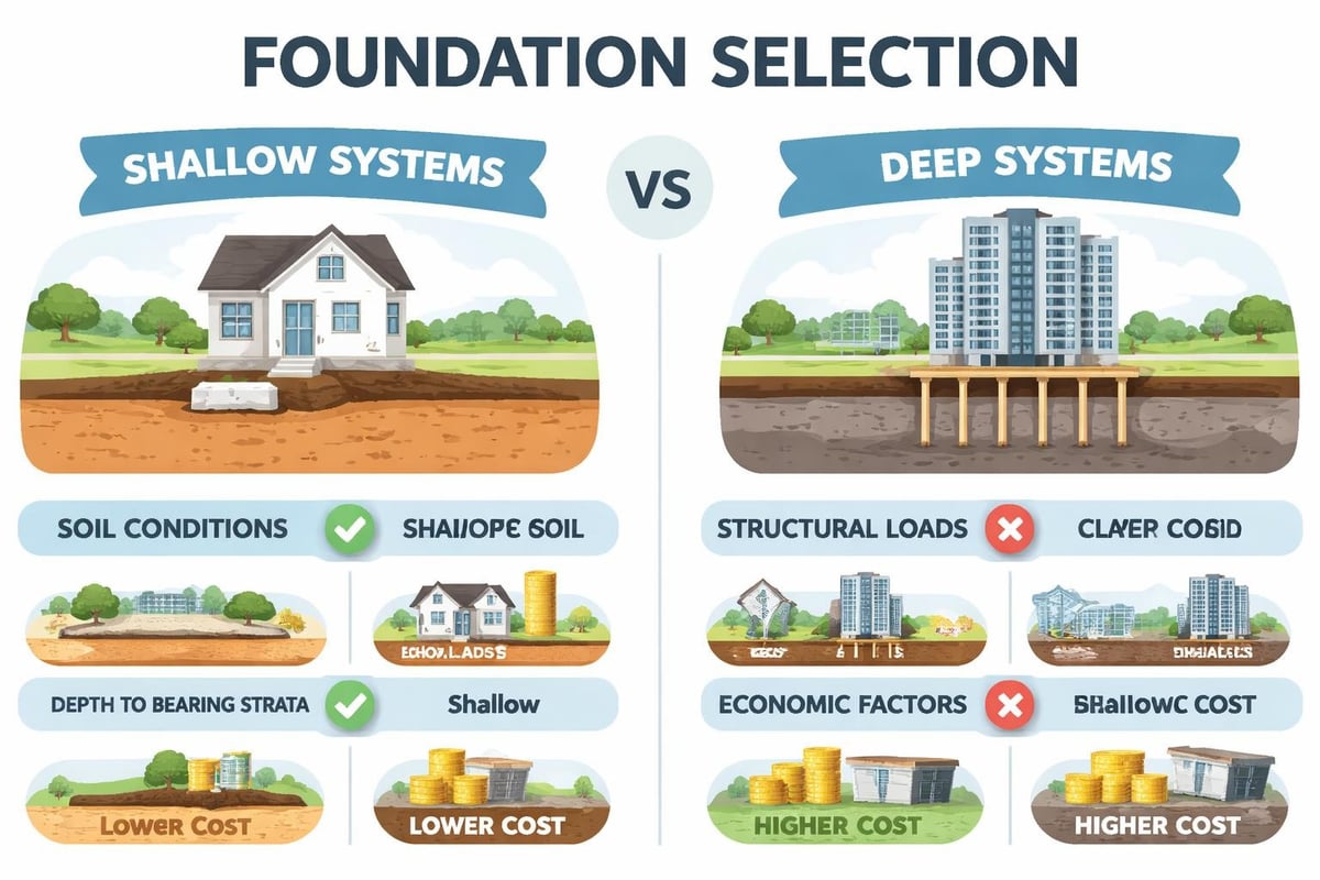 Foundation type selection