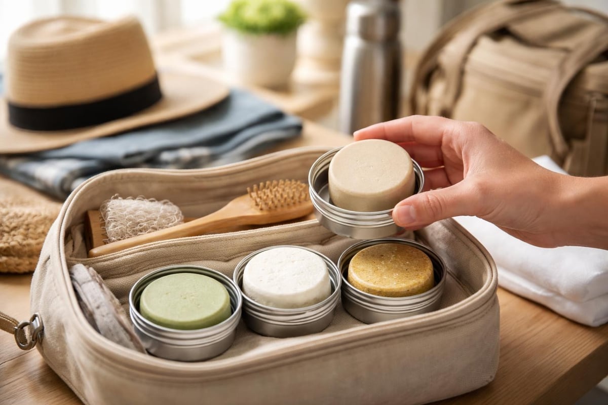 Rejse med fast shampoo