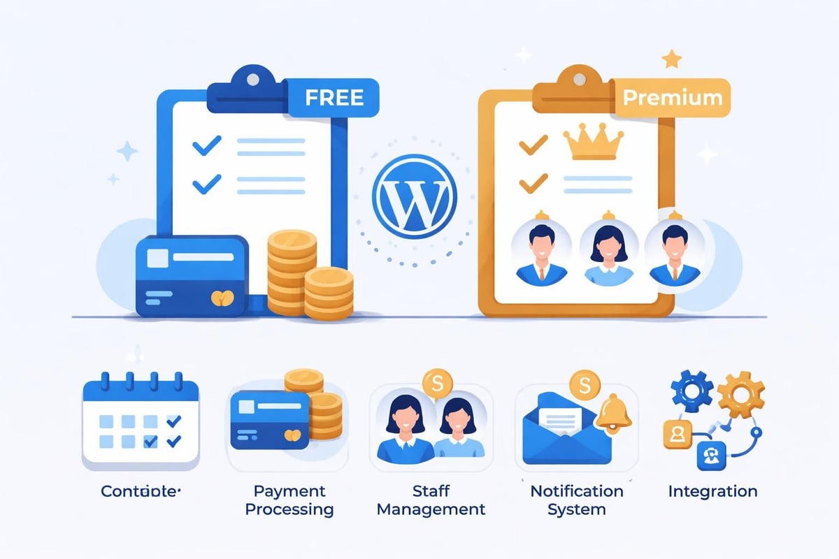 Free vs premium plugin features comparison