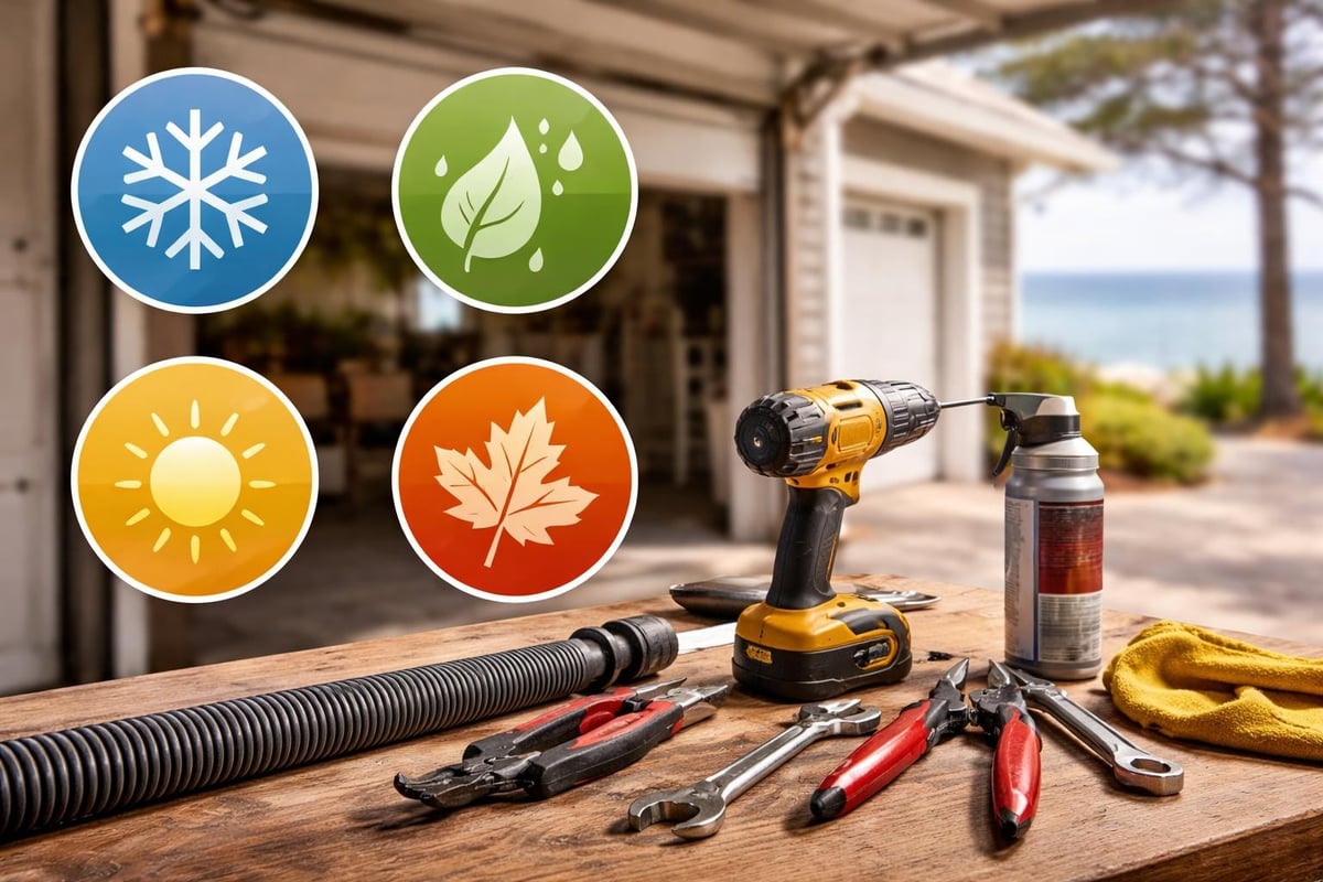 Seasonal overhead door care