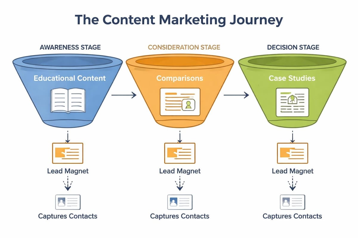Content marketing funnel