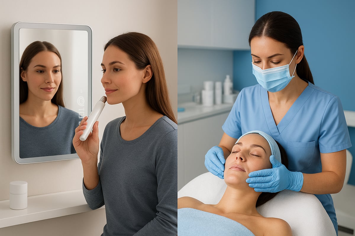Choosing Between At-Home and Professional Skincare Programs