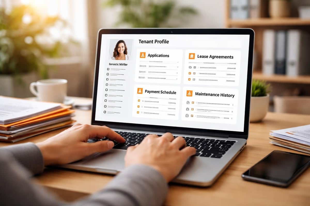 Rental CRM: Complete Guide for Property Managers Rental CRM data flow