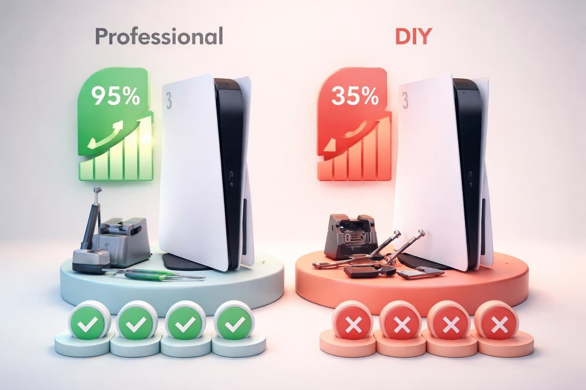 Professional versus DIY repair outcomes