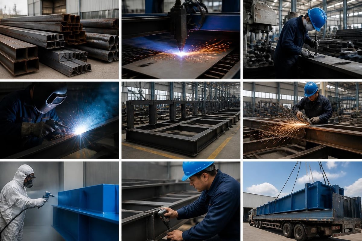Fabrication workflow sequence