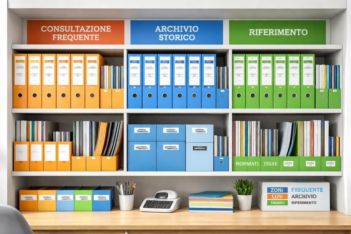 Sistema organizzazione libreria studio