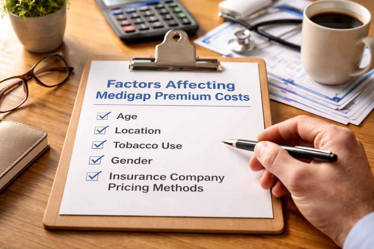 Supplemental Insurance Plans for Medicare Explained 2 Medigap pricing factors