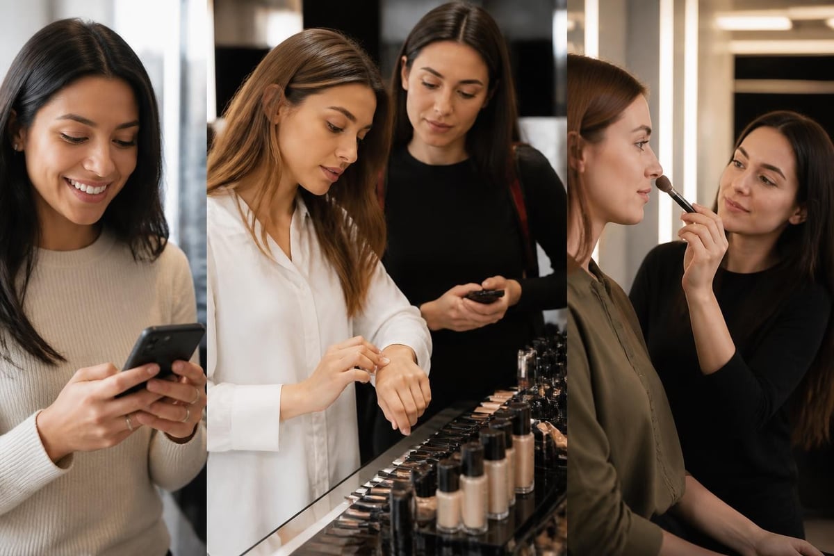 Makeup store customer experience