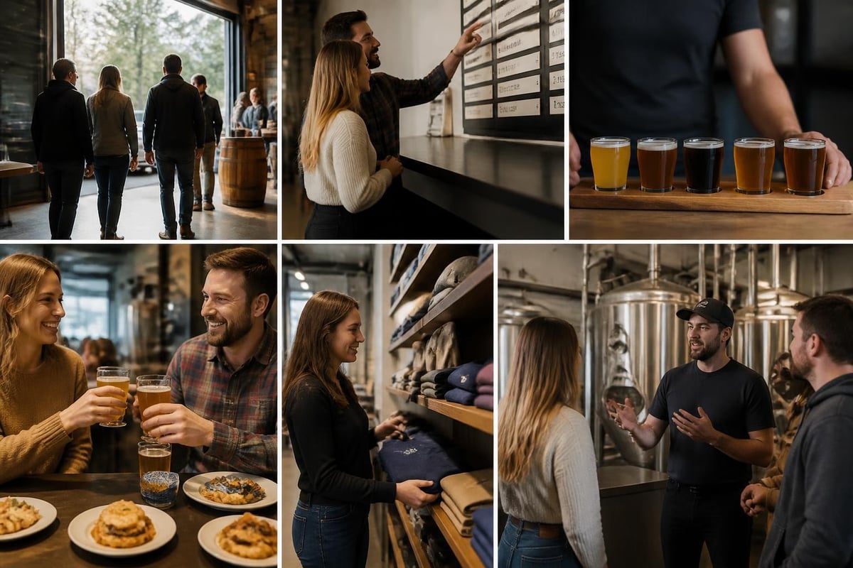 Maine brewery visitor experience