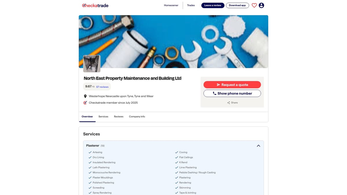 Top 7 Plumbers In Blyth To Trust In 2026 - North East Property Maintenance and Building Ltd