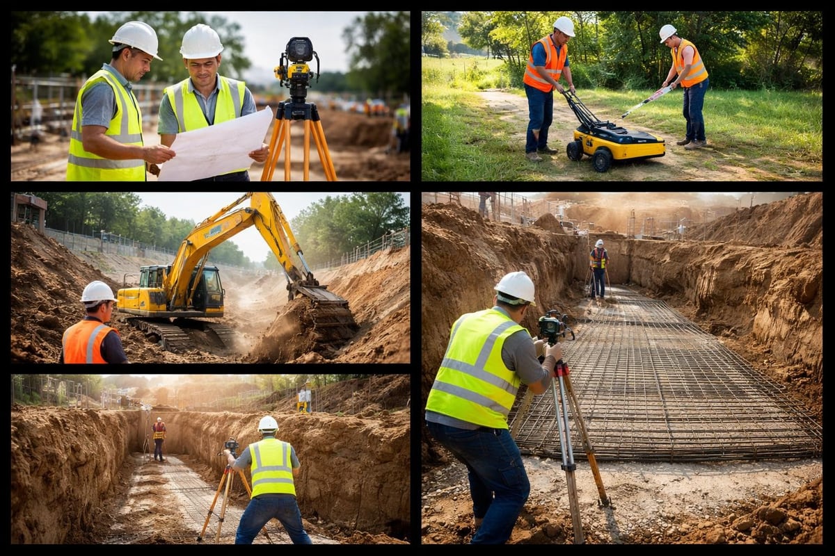 Excavation planning workflow