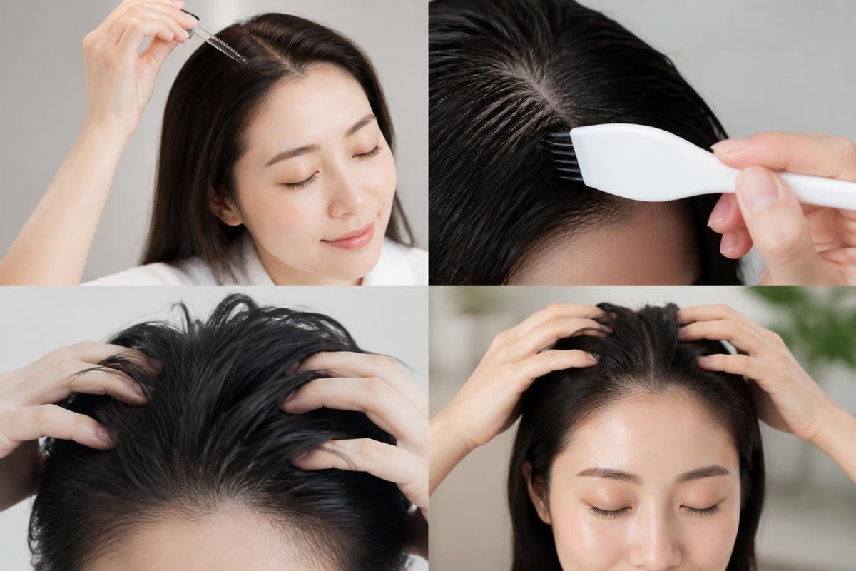 Argan oil application technique