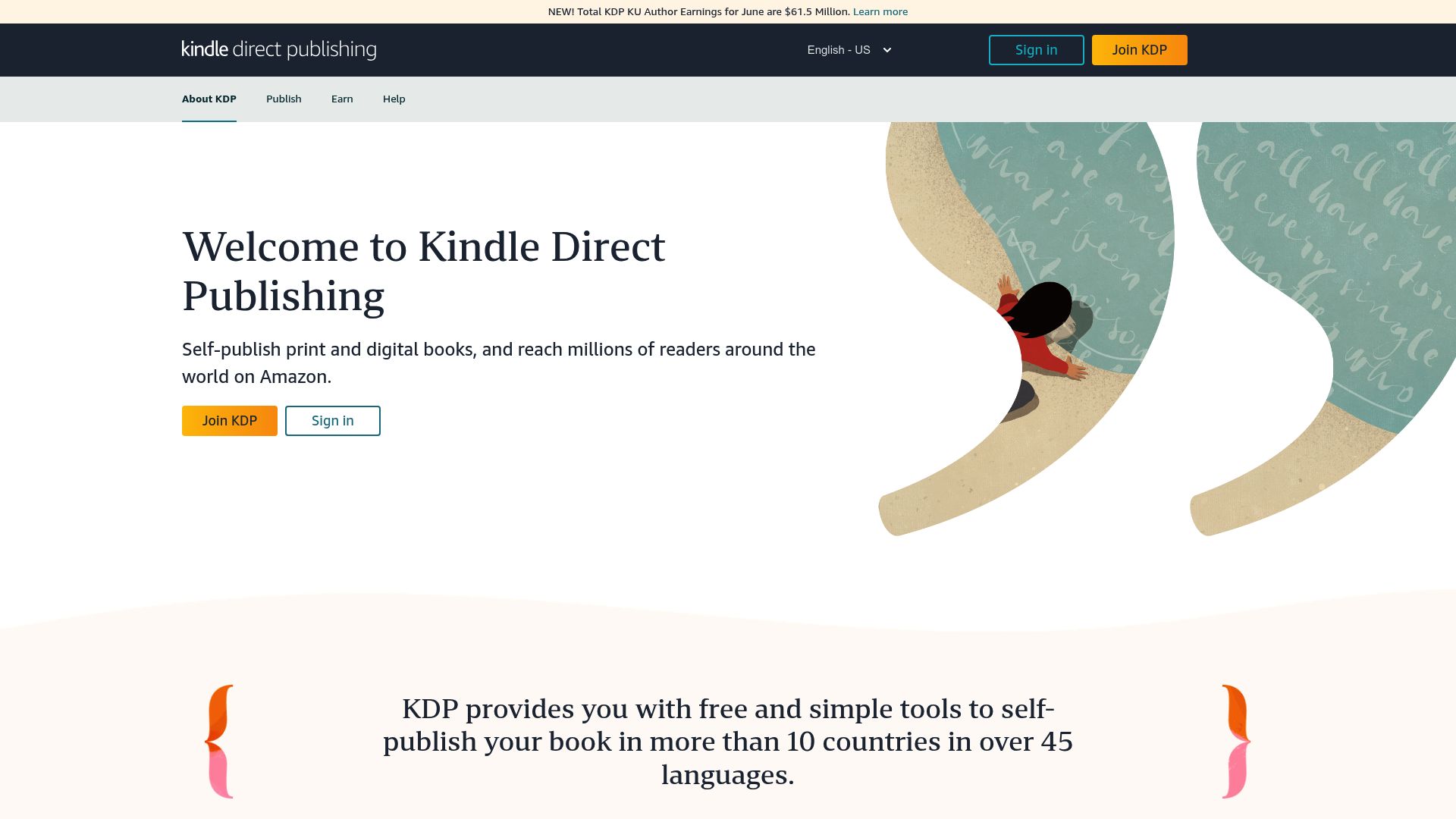 Top 10 Platforms to Sell Digital Products in 2025 - Amazon KDP (Kindle Direct Publishing)
