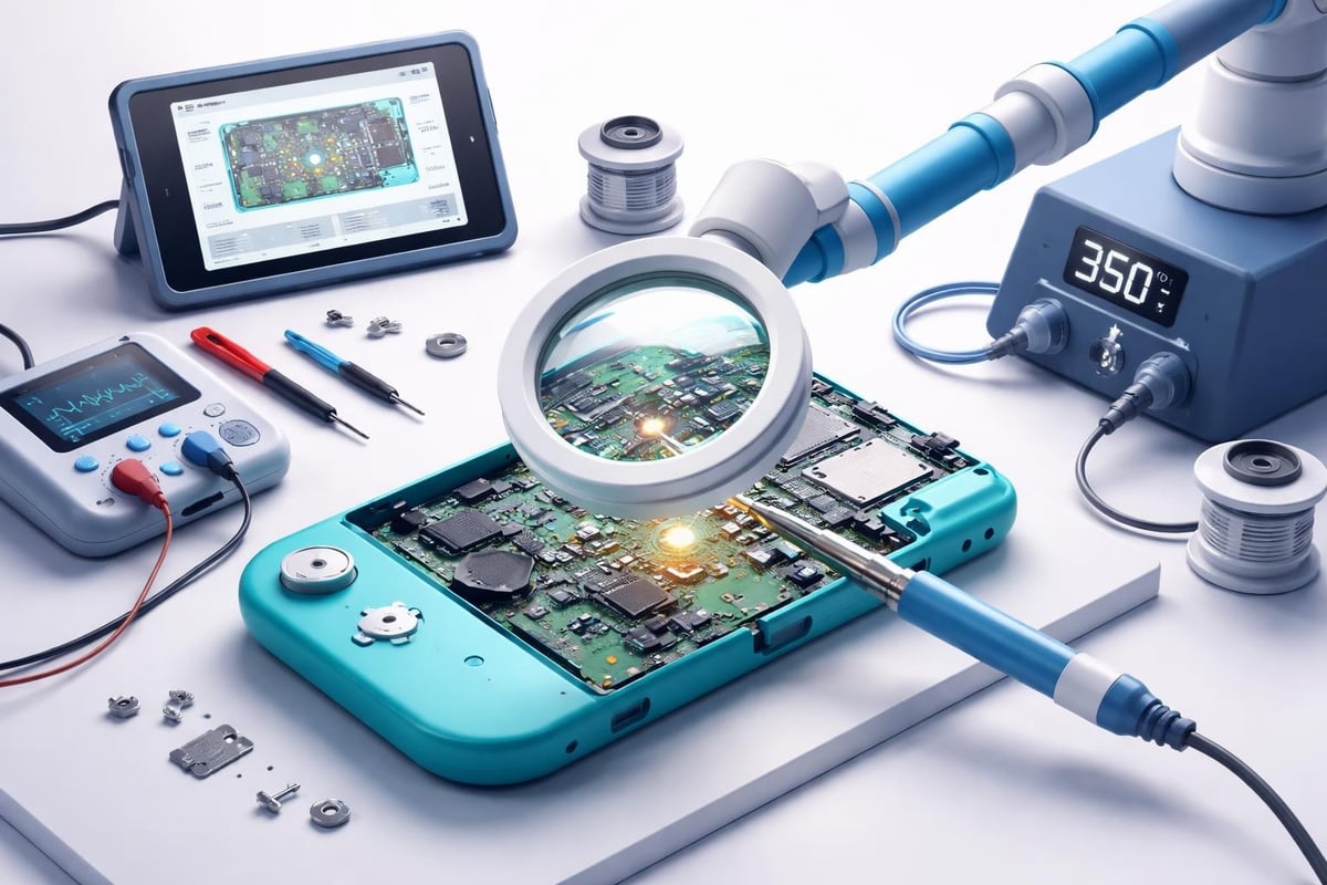 Component-level repair workflow