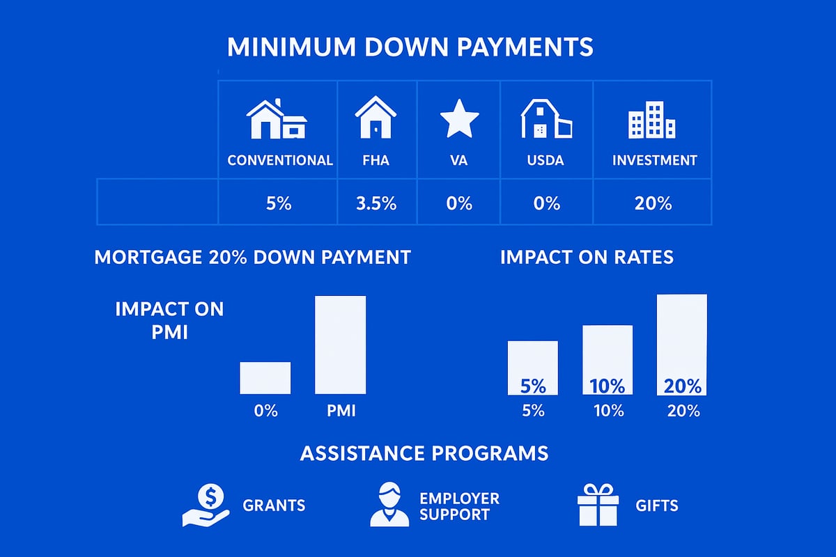 Current Down Payment Requirements and Loan Options in 2026