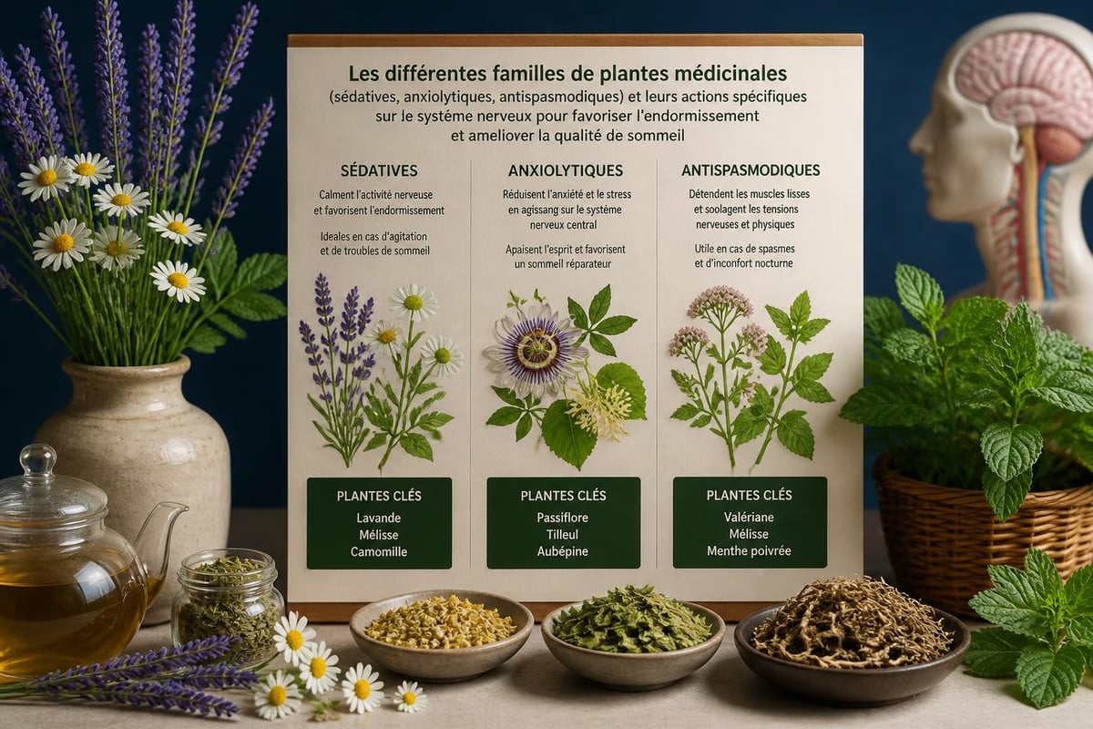 Mécanismes d'action des plantes sur le sommeil