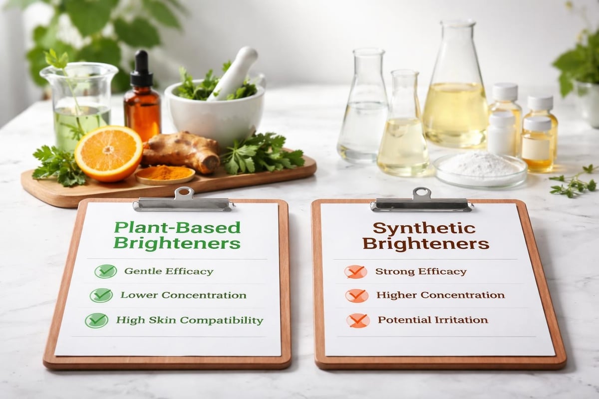 Natural versus synthetic ingredients