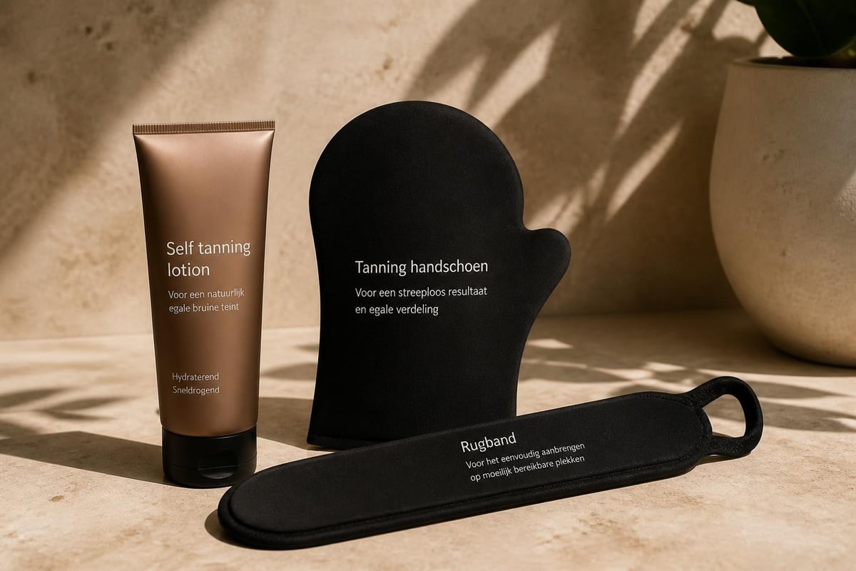 Self tanning set componenten