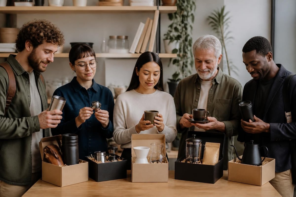 Coffee personality types and gift matching