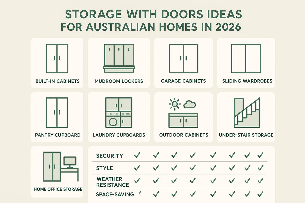 9 Brilliant Storage With Doors Ideas for Every Home in 2026