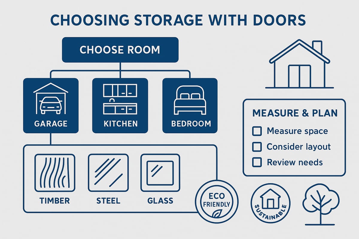 Choosing the Right Storage With Doors for Your Space