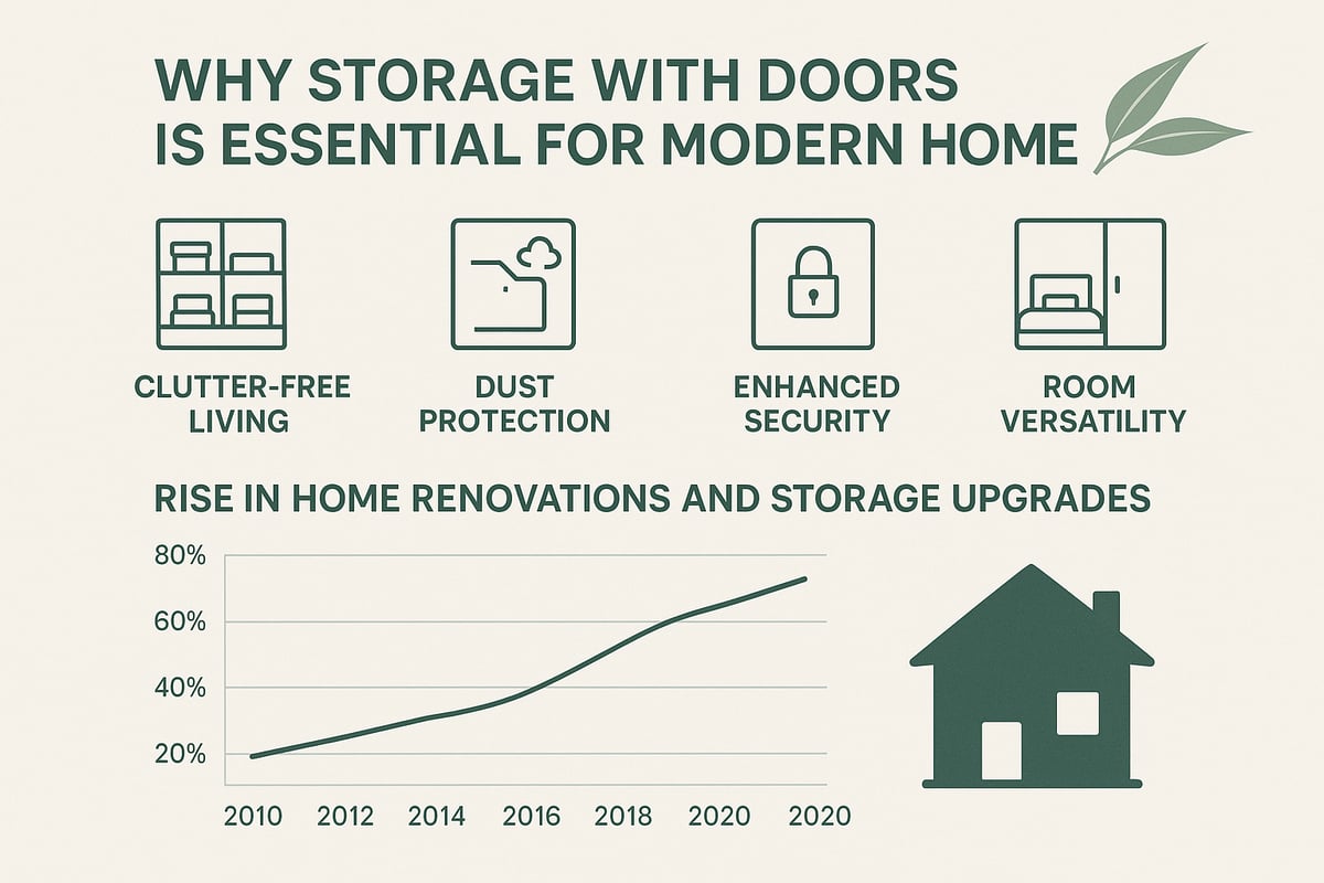 Why Storage With Doors Is Essential for Modern Homes
