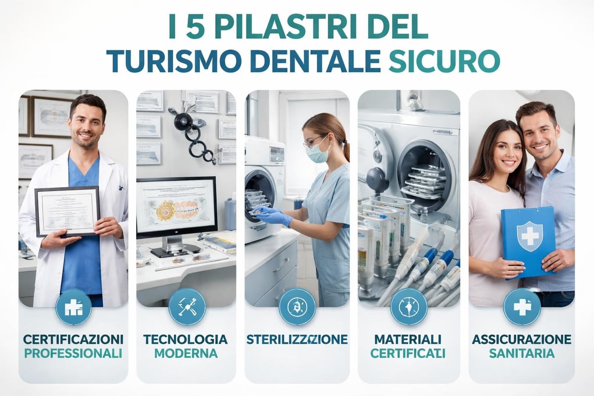 Elementi di sicurezza nel turismo dentale