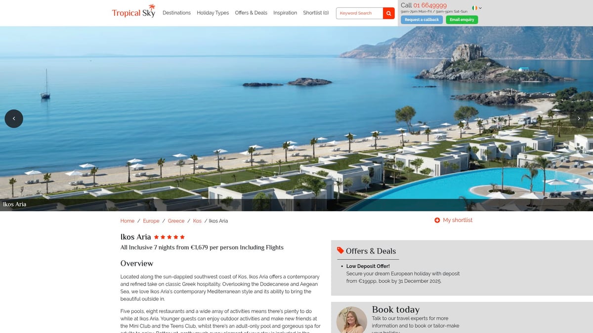 Top 10 All Inclusive Hotels Europe Picks for 2026 - Ikos Aria, Kos, Greece