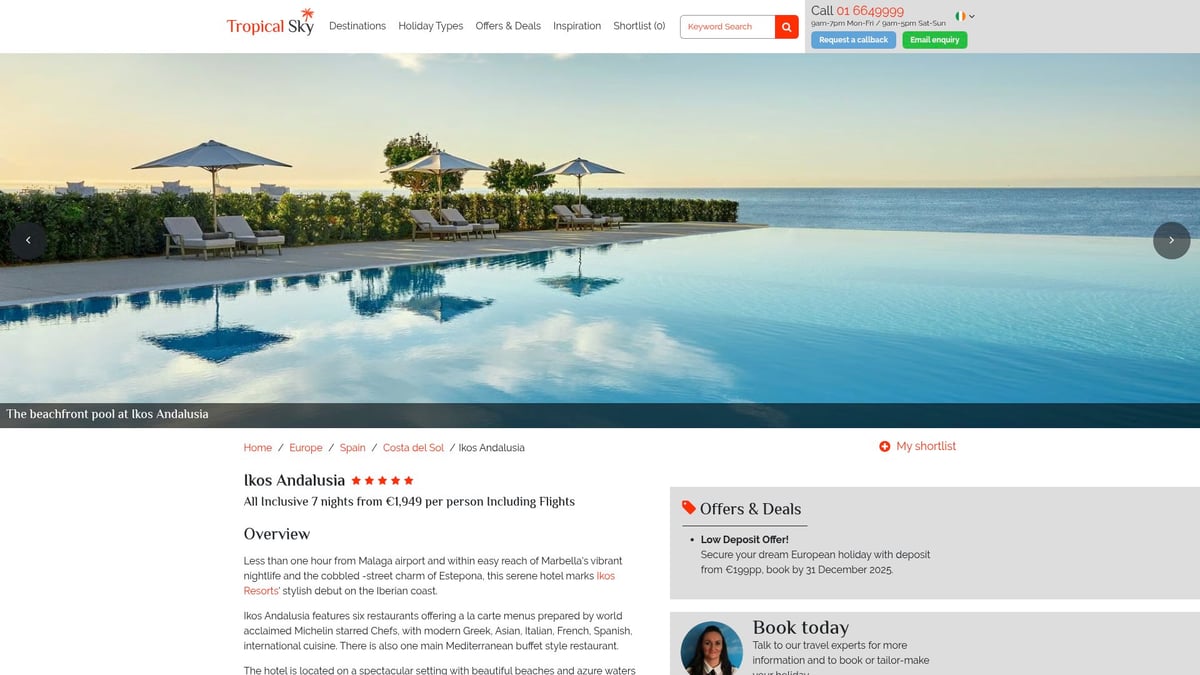 Top 10 All Inclusive Hotels Europe Picks for 2026 - Ikos Andalusia, Costa del Sol, Spain