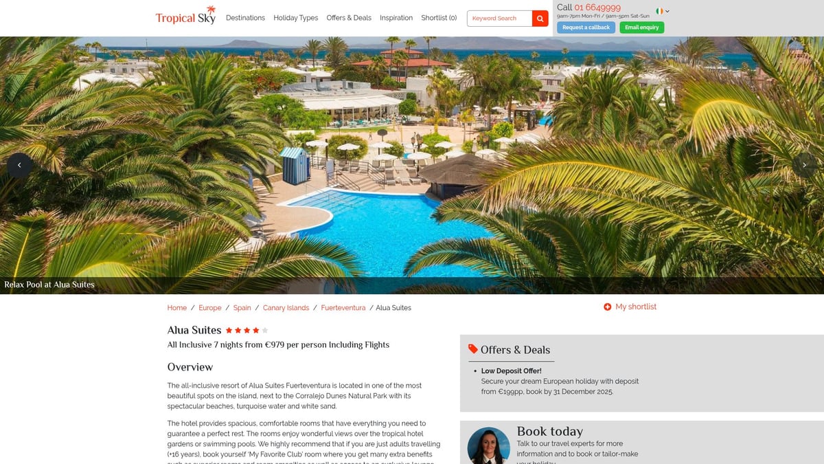 Top 10 All Inclusive Hotels Europe Picks for 2026 - Alua Suites Fuerteventura, Spain