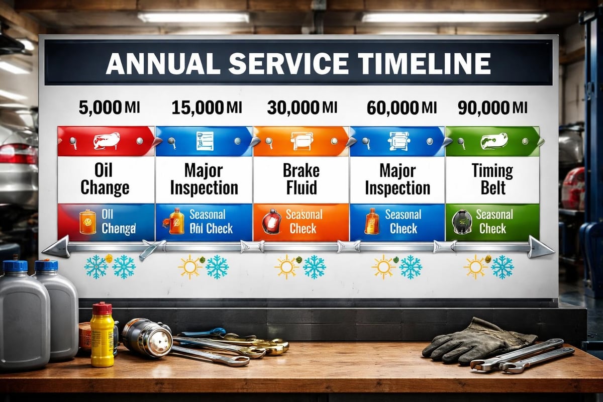 Škoda maintenance calendar