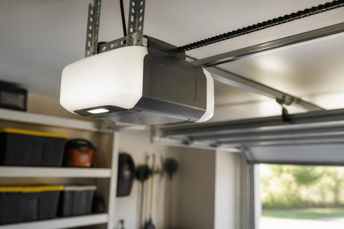 Garage door opener features
