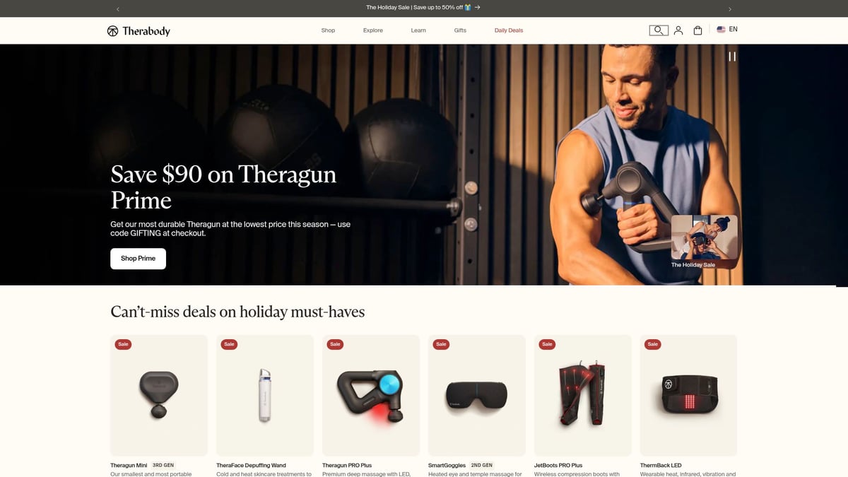 9 Amazing Male Get Well Soon Gifts to Lift His Spirits in 2026 - Theragun Mini 2.0 Massage Gun