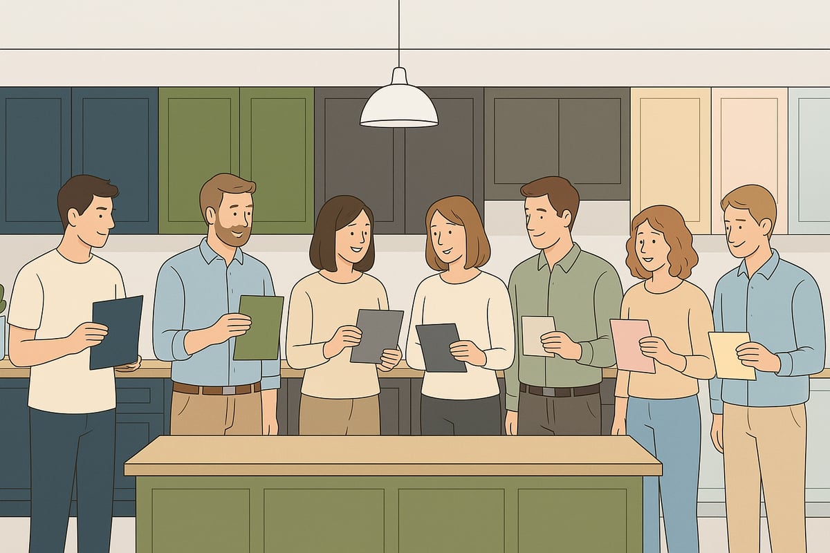 Schritt-für-Schritt: So finden Sie Ihre perfekte Küchenfarbe