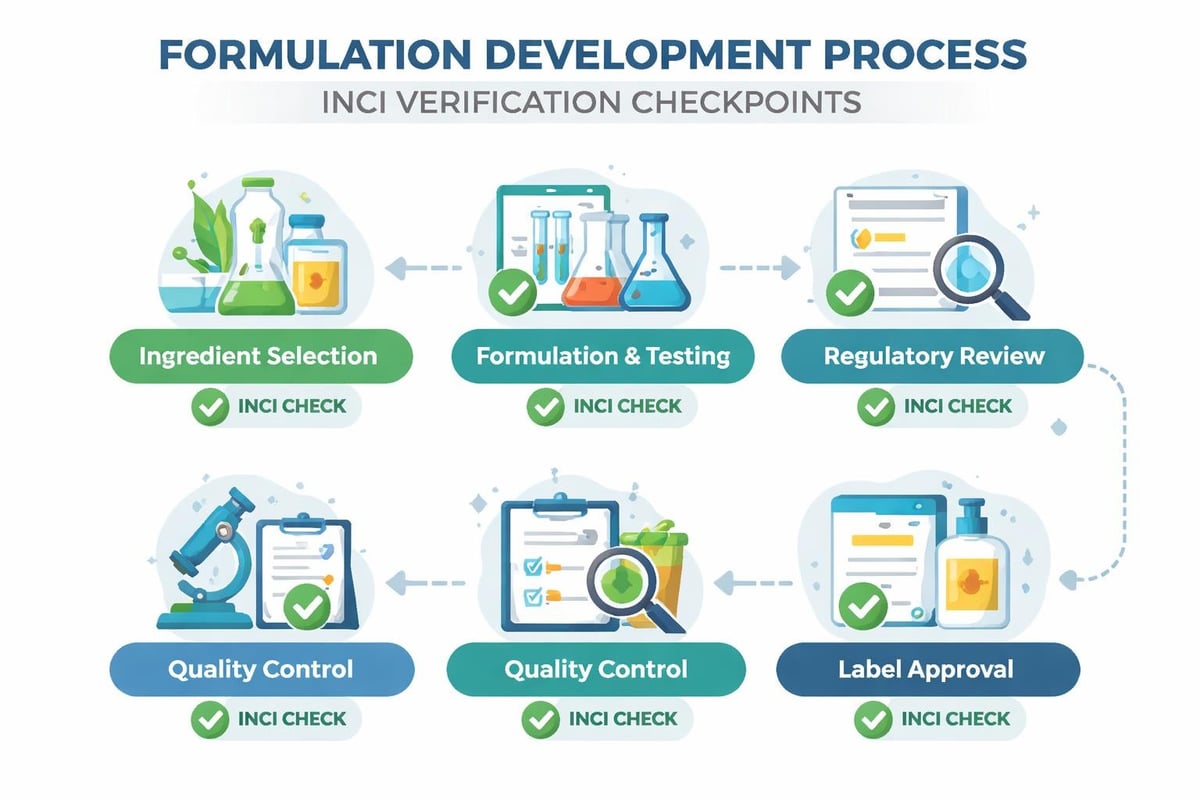 INCI compliance workflow