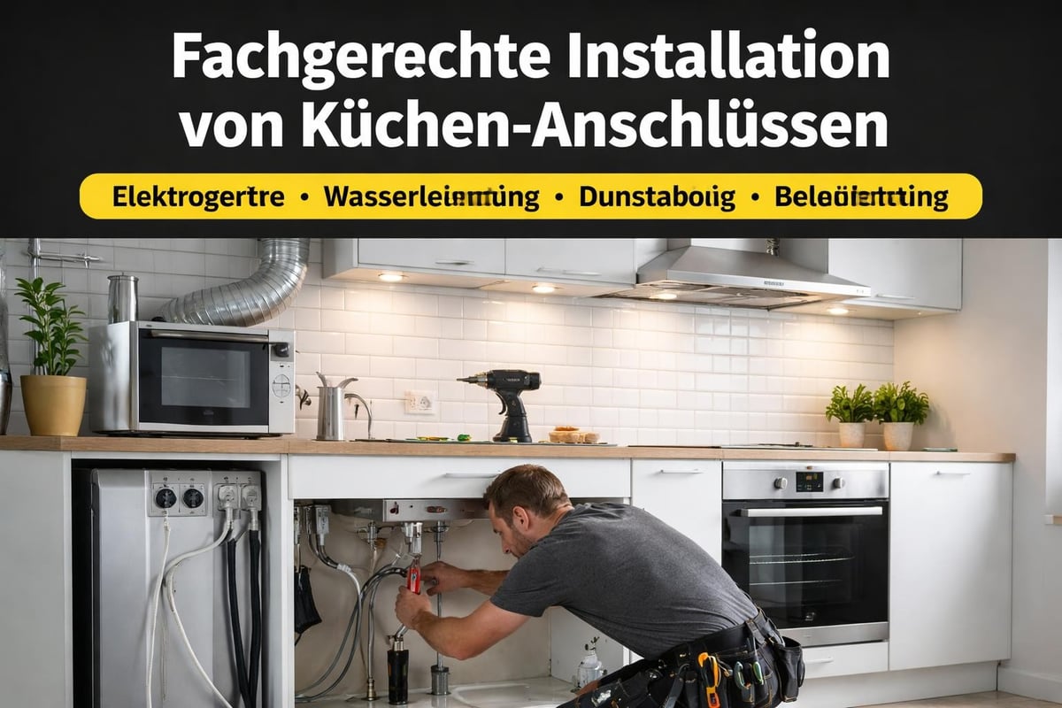 Küchen-Anschlussarbeiten