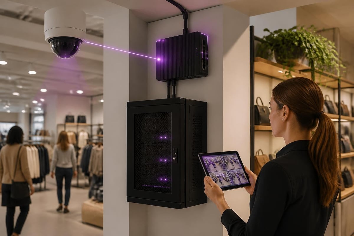 Computer vision retail setup