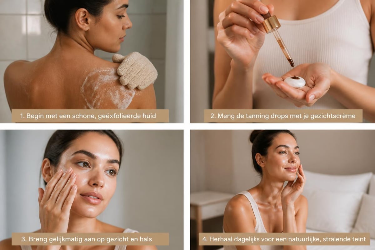 Tanning routine stappen
