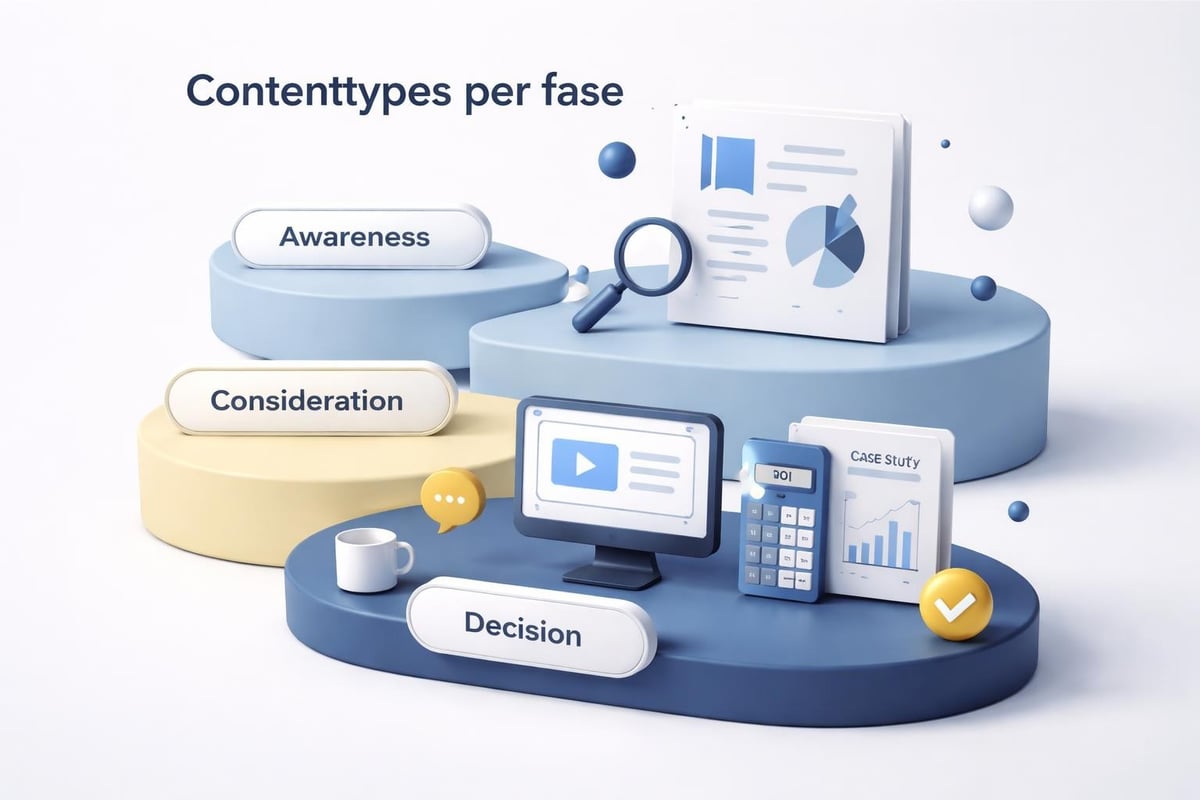 Content types for B2B funnel