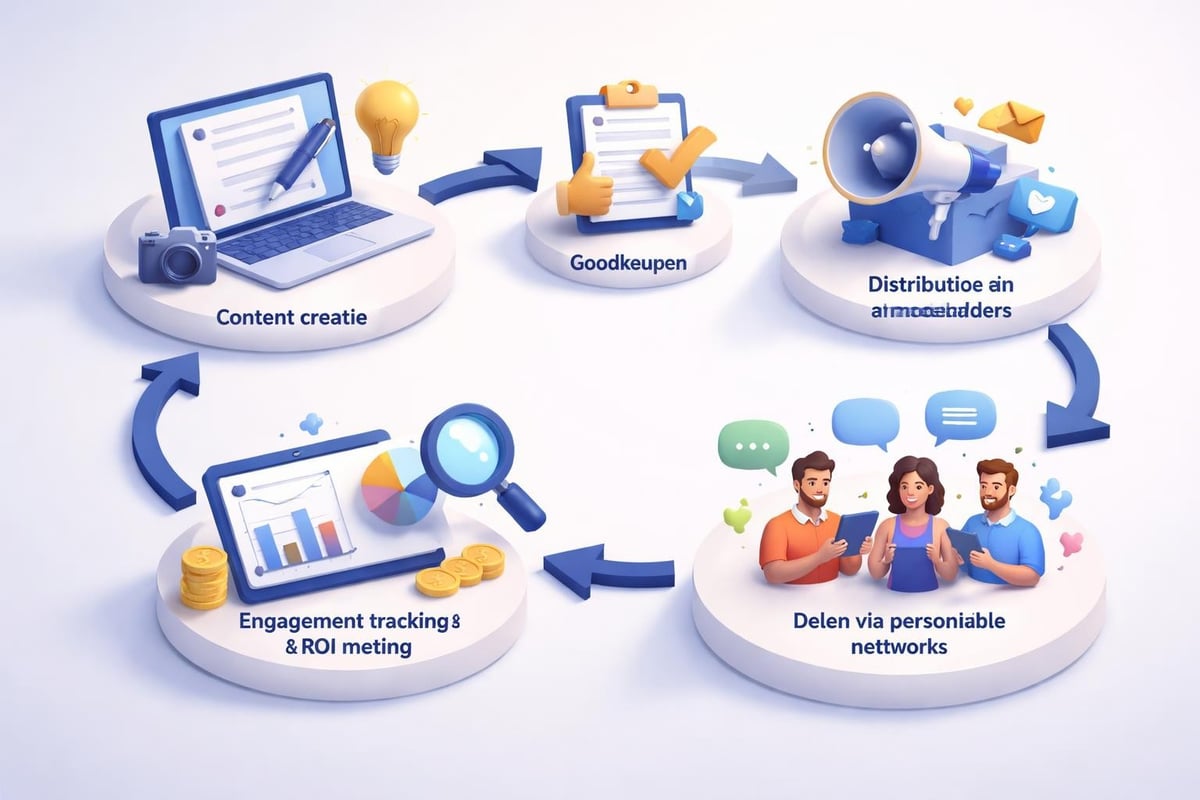 Employee advocacy workflow