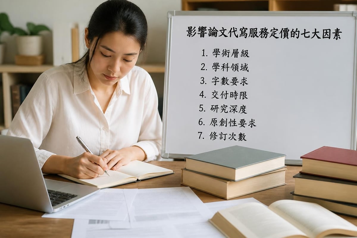 論文代寫價格因素