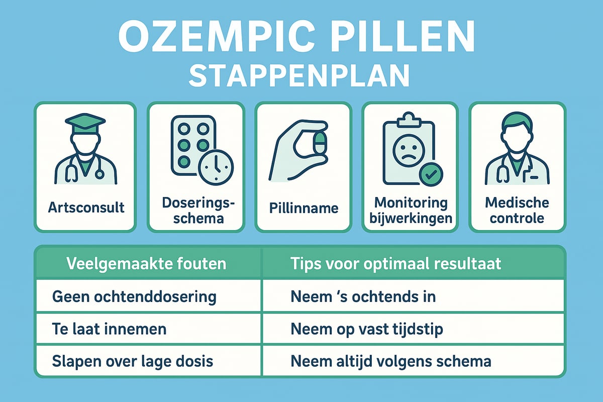 Gebruiksaanwijzing: Zo Gebruik je Ozempic Pillen Veilig