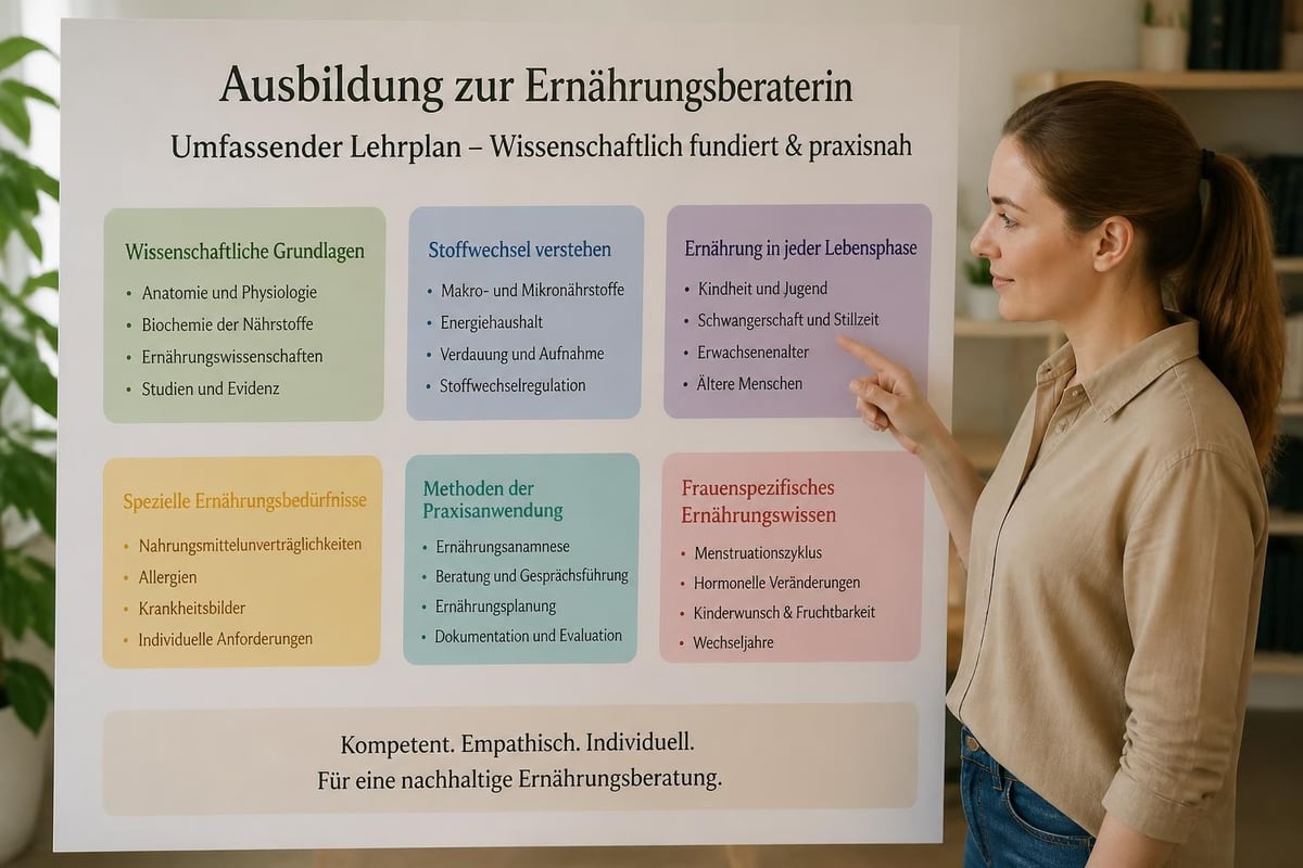 Ernährungsausbildung Inhalte
