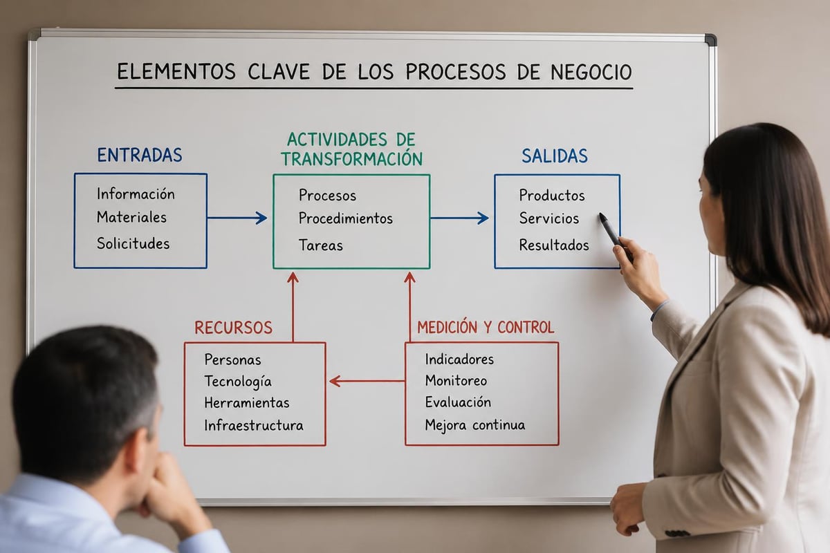 Componentes de un proceso empresarial