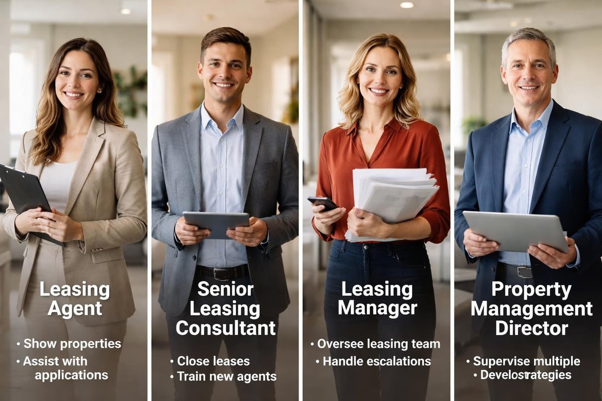 Career progression for leasing agents