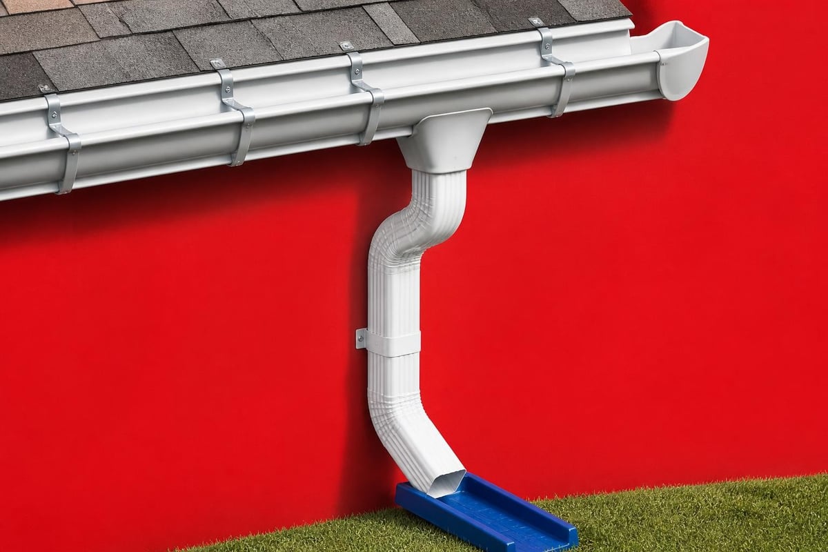Roofing gutter system components