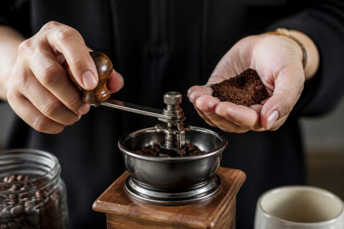 Coffee grinding ritual