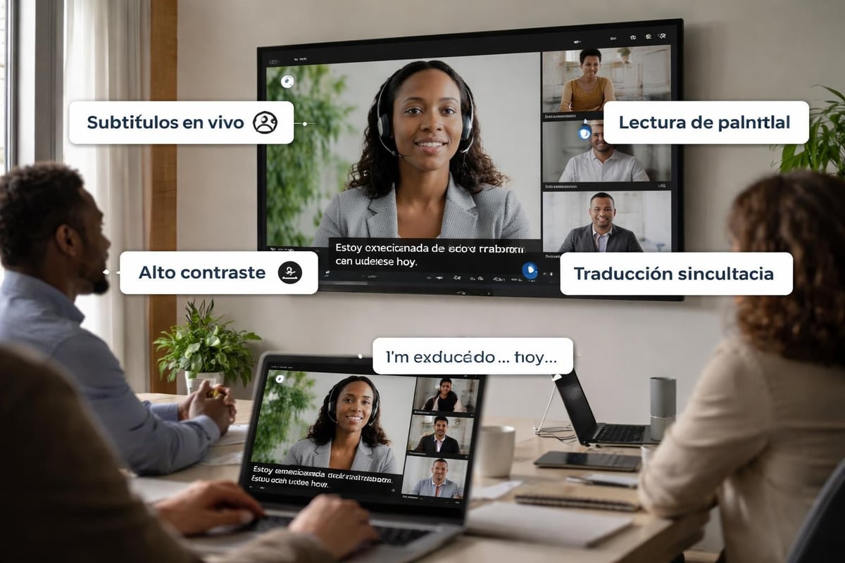 Inclusividad en reuniones Teams